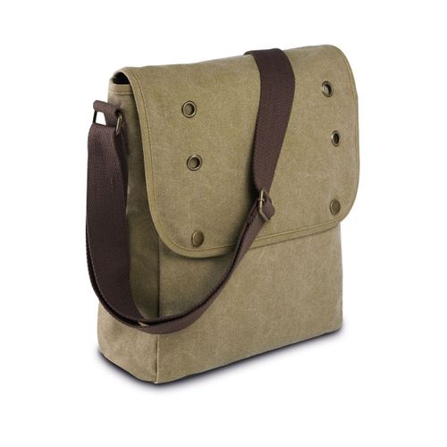 Sacoche bandouli?re en toile vintage - KI0302 - beige kaki