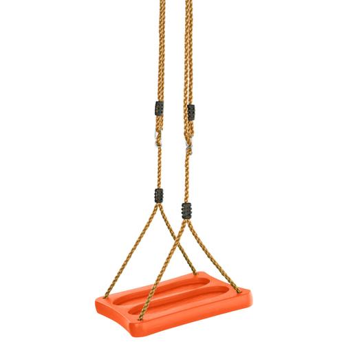 Siège De Balançoire Pieds Réglable Pour Enfants, Portique Aire De Jeux Jardin | Orange