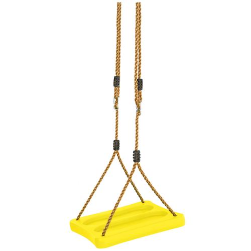 Siège De Balançoire Pieds Réglable Pour Enfants, Portique Aire De Jeux Jardin | Jaune