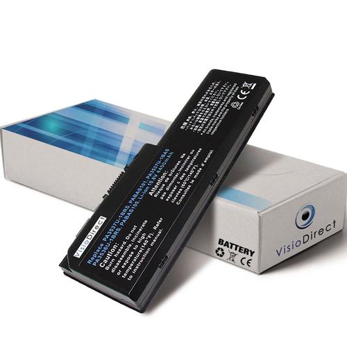 Batterie pour TOSHIBA SATELLITE P200 L355 L350D L350 L355 L355D P205 X200 X205 P305 P-200 L-350 L-355 P-200D-111 PRO P300 Compatible PA3536U-1BRS PA3537U-1BAS PA3537U-1BRS PABAS100 4400mAh 10.8V - Visiodirect -