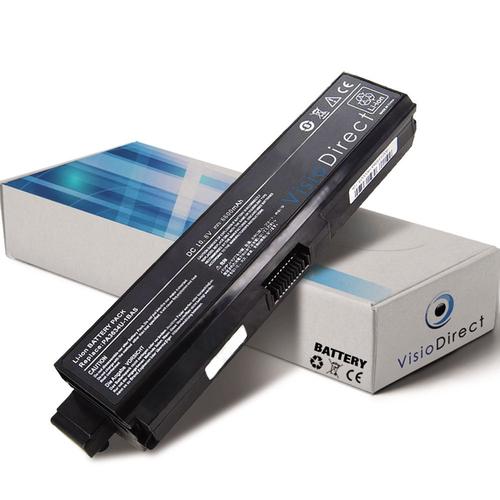 Visiodirect® Batterie pour ordinateur portable TOSHIBA Satellite C650-124 10.8V 6600mAh