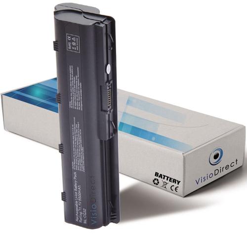 Visiodirect® Batterie pour ordinateur portable HP COMPAQ G4 G7 G6 G62 G32 G7 G72 G42 G42 G62 G72 Presario CQ32 CQ57 CQ42 CQ58 CQ56 CQ62 CQ72 CQ43 Pavilion DM4 G4 Envy 17 Series 8800mah 11.1V