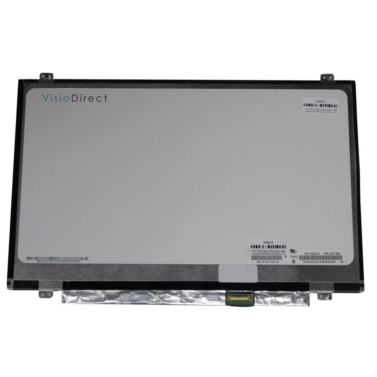 Visiodirect® Dalle Ecran 14" LED pour ordinateur portable HP COMPAQ HP 14-AM031NF 1366x768 30 pin