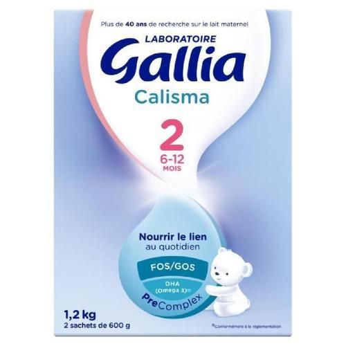 Laboratoire Gallia Calisma 2. Lait En Poudre Pour Bébé. De 6 A 12 Mois. 1.2kg