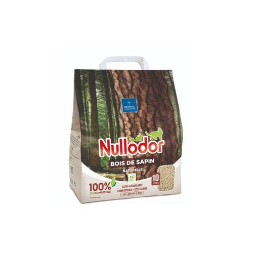 Nullodor Litiere Bois De Sapin Par Demavic - 10 L - 4.4 Kg