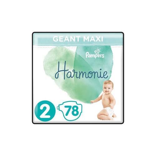 Pampers Harmonie Taille 2. 78 Couches