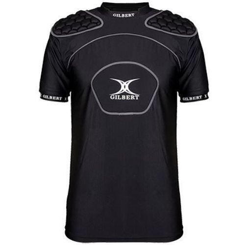 Gilbert Epauliere Rugby Atomic V3 - Enfant - Noir Et Gris - 13/14 Ans = Poitrine 79/84cm