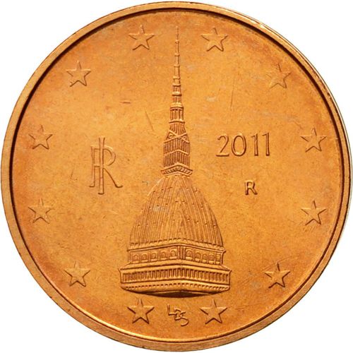 Italie, 2 Euro Cent, 2011, Spl, Copper Plated Steel, Km:211