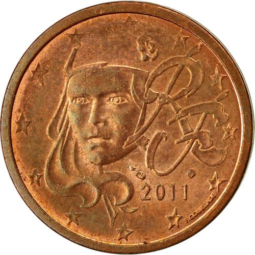 Piece 2 Centimes Euro 2011