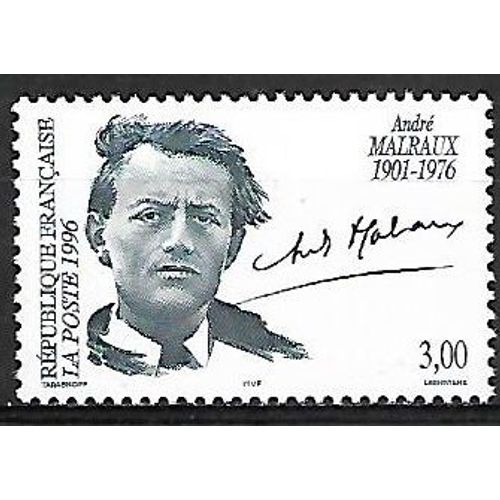Timbre France 1996 Neuf** 3038 - 20e Anniversaire De La Mort D' André Malraux