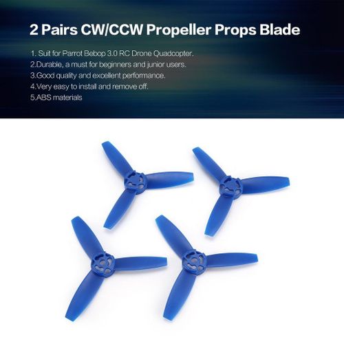 Hélices De Rotor Améliorées Pour Drone Parrot Bebop 2, Accessoires Professionnels En Fiber De Carbone Composites Pour Quadrirotor-Générique