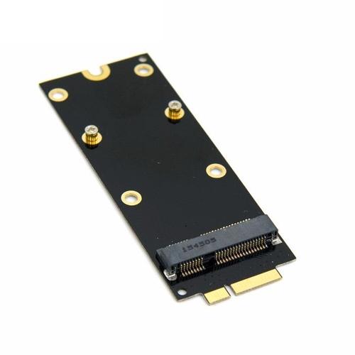 Adaptateur de connecteur mSATA SSD à 17 + 7 broches, carte pour Macbook Pro Retina iMac A1425 A1398 MC975 MC976 ME662 ME664 2012 Nipseyteko
