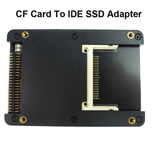 Autre CF carte Flash compacte de Type I/II à IDE SSD HDD, 2.5 pouces, adaptateur IDE 44 broches mâle vers CF avec étui Nipseyteko