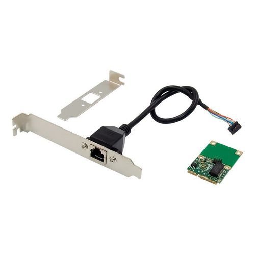 Carte réseau Intel I210AT/GbE pour serveur, mini PCIe LAN 1000m, adaptateur Ethernet RJ45, gigabit Nipseyteko