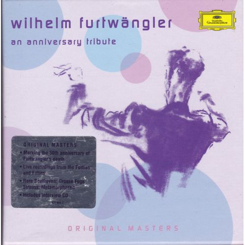 Wilhelm Furtwängler An Anniversary Tribute Original Masters Bach Gluck Schumann Schubert Mozart Beethoven Strauss Bruckner Interviews Berliner Und Wiener Philharmoniker 6 Cd