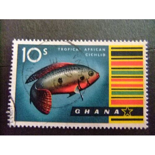 Ghana 1959 Fauna Tropical African Cichlid Yvert 53 Fu