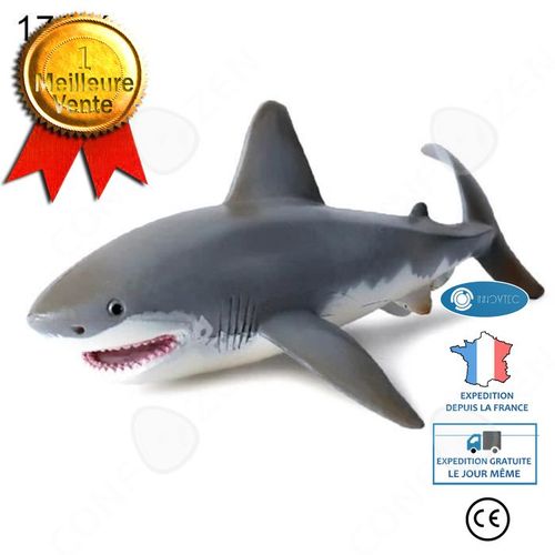 17cm Jouet En Forme De Requin Réaliste,Modèle Animal De Simulation De Réaliste Pour Enfants Enfants Cadeau De Noël