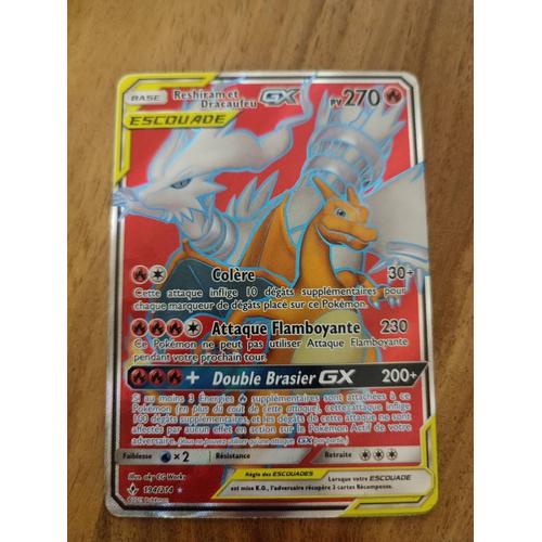 Carte Pokémon Reshiram Et Dracaufeu Gx