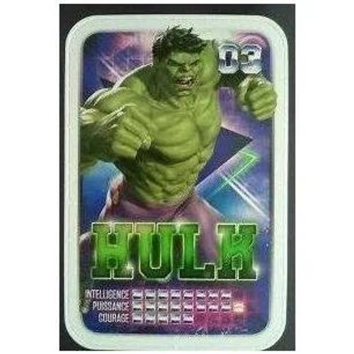 Carte Marvel Leclerc 2021 Hulk 03