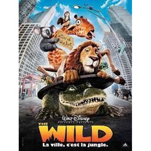 Wild - The Wild - Walt Disney - Steve Spaz Williams - Kiefer Sutherland - Dépliant Publicitaire Du Film 3 Pages Recto-Verso Couleur 24x24 Cm