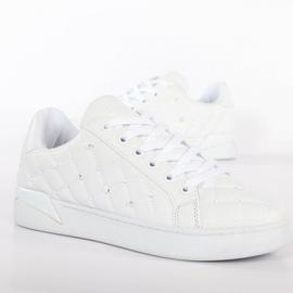 Basket Guess Reea logo appliqu sneaker Femme Blanc Rakuten