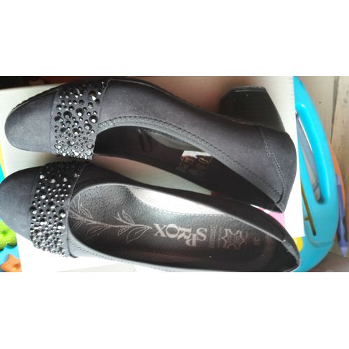 Escarpins Noir + Sequin Pointure 38