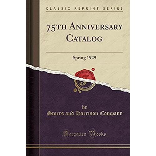Company, S: 75th Anniversary Catalog