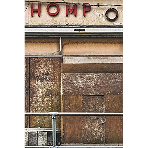 Creative City Notebook: Thompson - Vintage Bike Shop Lettering (Avonmouth, Bristol, England): 120 Page Medium Ruled 6x9 Blank Lined Souvenir Gift Pad