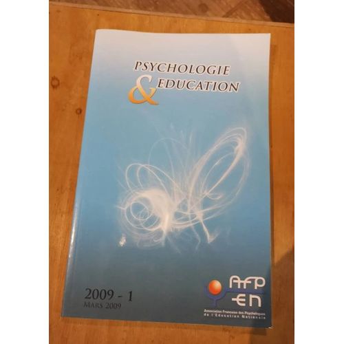 Psychologie & Éducation - Afpen 2009 1 - Mars 2009