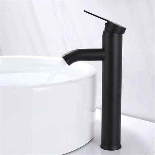 Mitigeur salle de bain bassin robinets froid/chaud mitigeur lavabo robinet noir