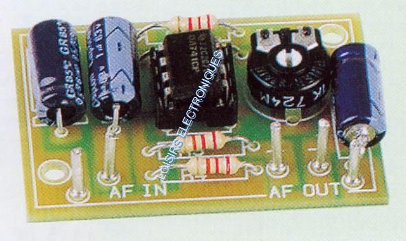 KIT ELECTRONIQUE D'un préampli mono a monter K 1803