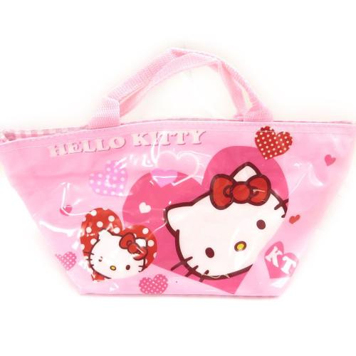 PROMOTION ! Sac shopping 'Hello Kitty' rose - 30x15x14 cm