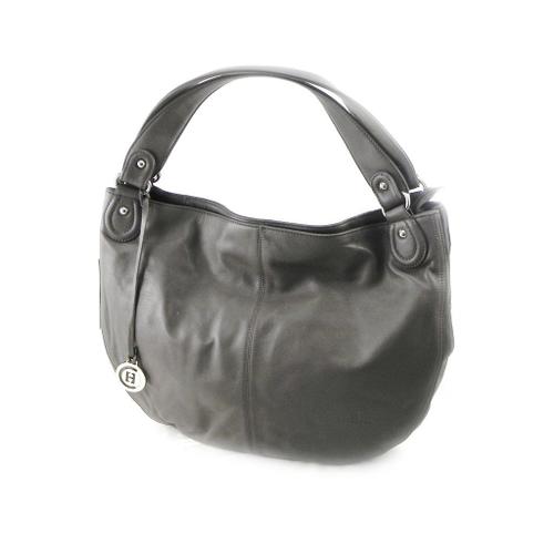 PROMOTION ! Sac cuir 'Hexagona' taupe