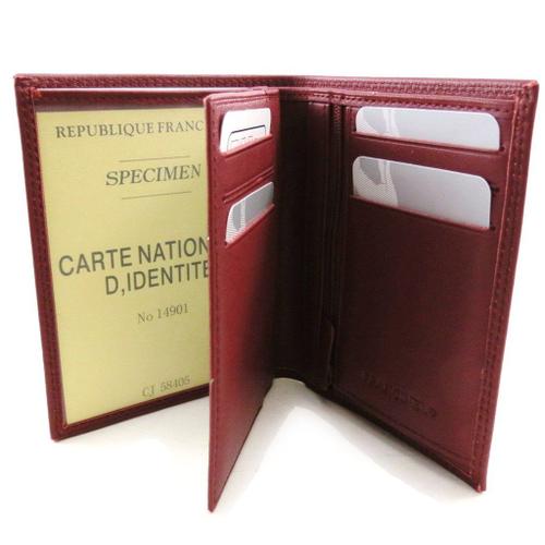 Portefeuille PM 'Venise' rouge