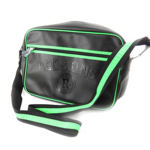 PROMOTION ! Sac bandoulière 'Redskins' noir vert