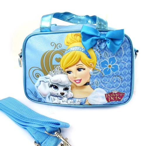 Sac enfant 'Palace Pets' bleu satiné (Cendrillon)