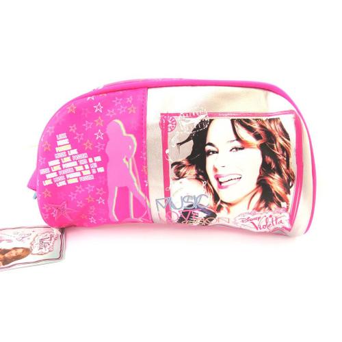 Trousse créateur 'Violetta' rose argenté