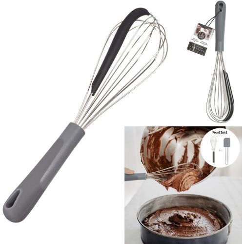 Fouet Lily Cook 2 En 1 Spatule Integree M24