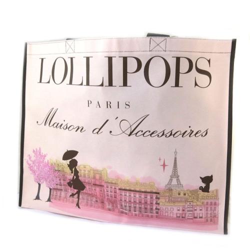 PROMOTION ! Sac shopping 'Lollipops' rose - 47. 5x38x16 cm