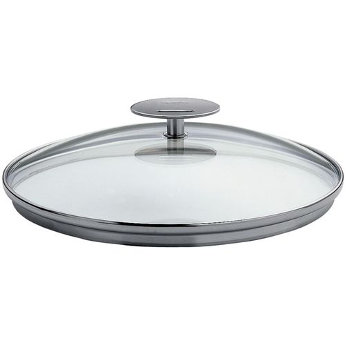 Couvercle Universel Cristel Platine 26 Cm Verre