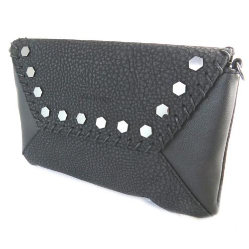 PROMOTION ! Sac pochette 'Lollipops' noir vintage - 28x18x3 cm