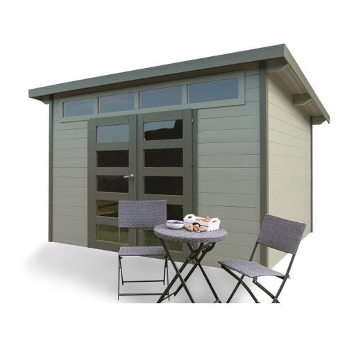 Abri Jardin Bois "Verona" - 7.2 M² - 3 X 2.4 X 2.33 M - 28 Mm