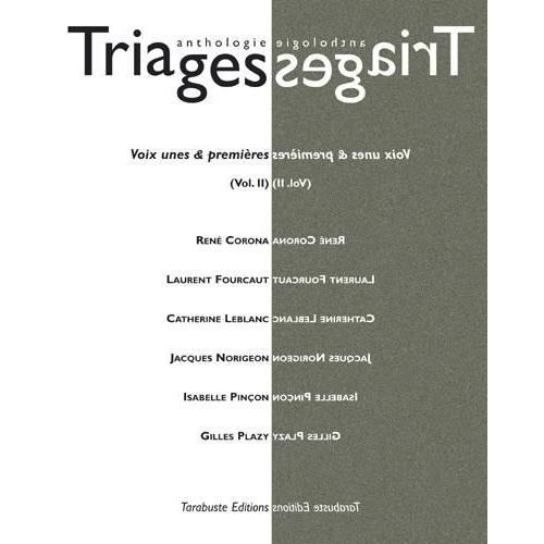 Triages Anthologie Vol. Ii (2015)
