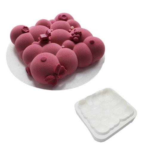 3D Square Cloud molde de pastel en forma de nube para hornear Pan blanco de  pastel de silicona Pan Mousse para hornear pastel postre molde | Rakuten