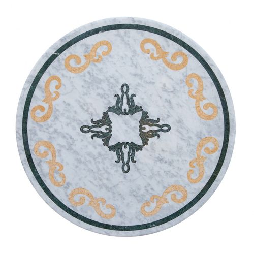 Table Rond Pour Table D'alimentation En Marbre