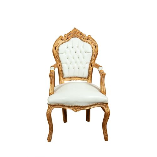 Fauteuil Louis Xvi De Style Français En Hêtre Massif