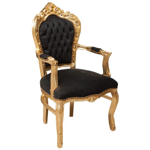Fauteuil Louis Xvi De Style Français, En Hêtre Massif, Sculpté Et Fini À La Main Avec Patine En Feuille D'or.