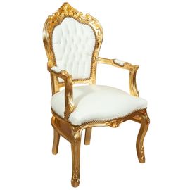 Fauteuil Louis Xvi De Style Français En Hêtre Massif