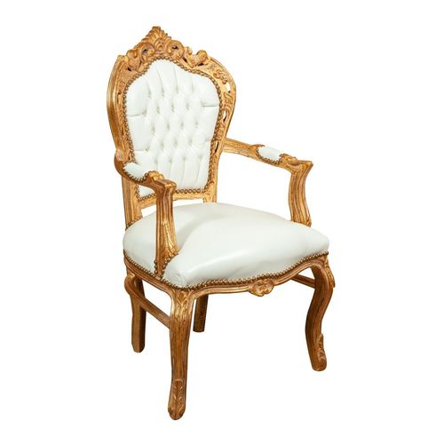 Fauteuil Louis Xvi De Style Français En Hêtre Massif