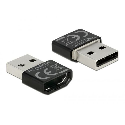 Delock Adaptateur HDMI-A femelle > USB Type-A mâle noire